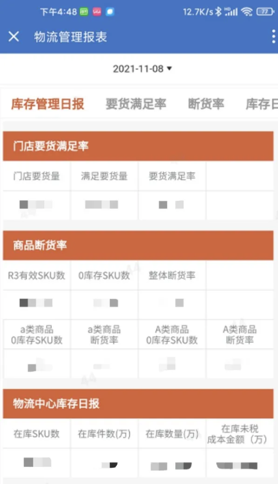 移動端物流中心日報