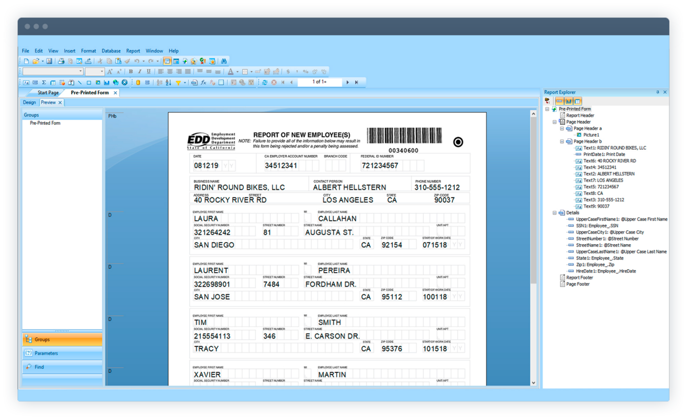 Crystal Reports