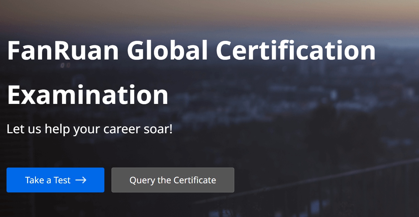 FuanRuan Global Certification Examination for data entry jobs