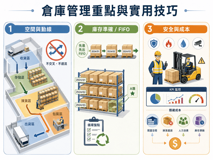 倉儲管理重點與實用技巧