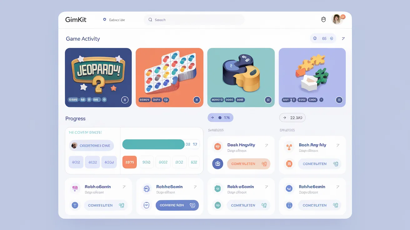gimkit dashboard