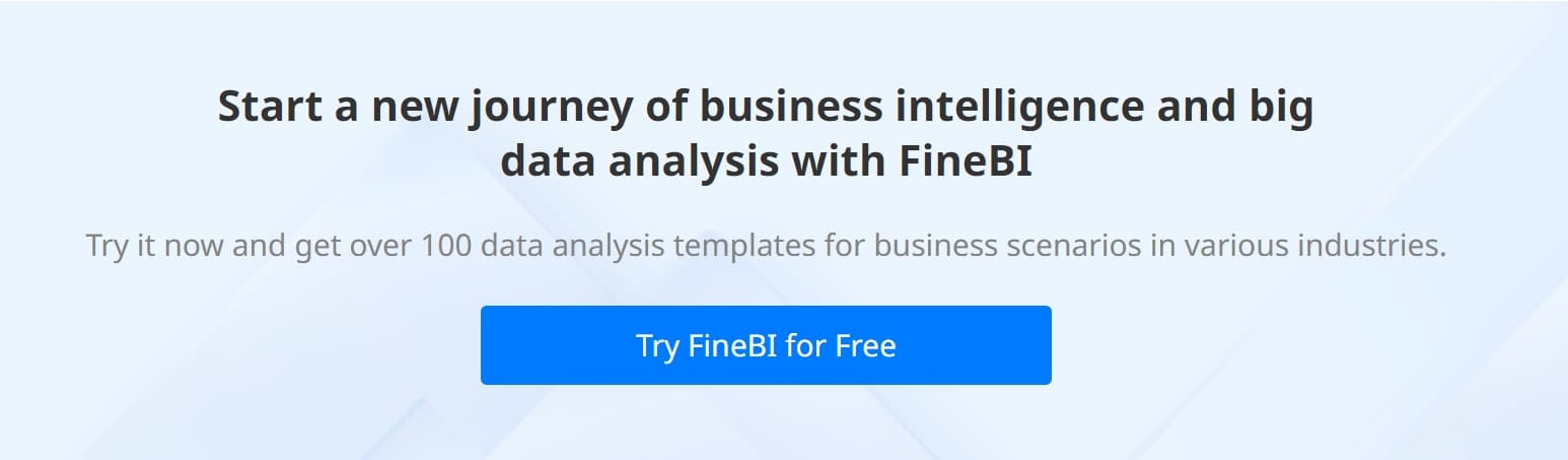 try FineBI for free