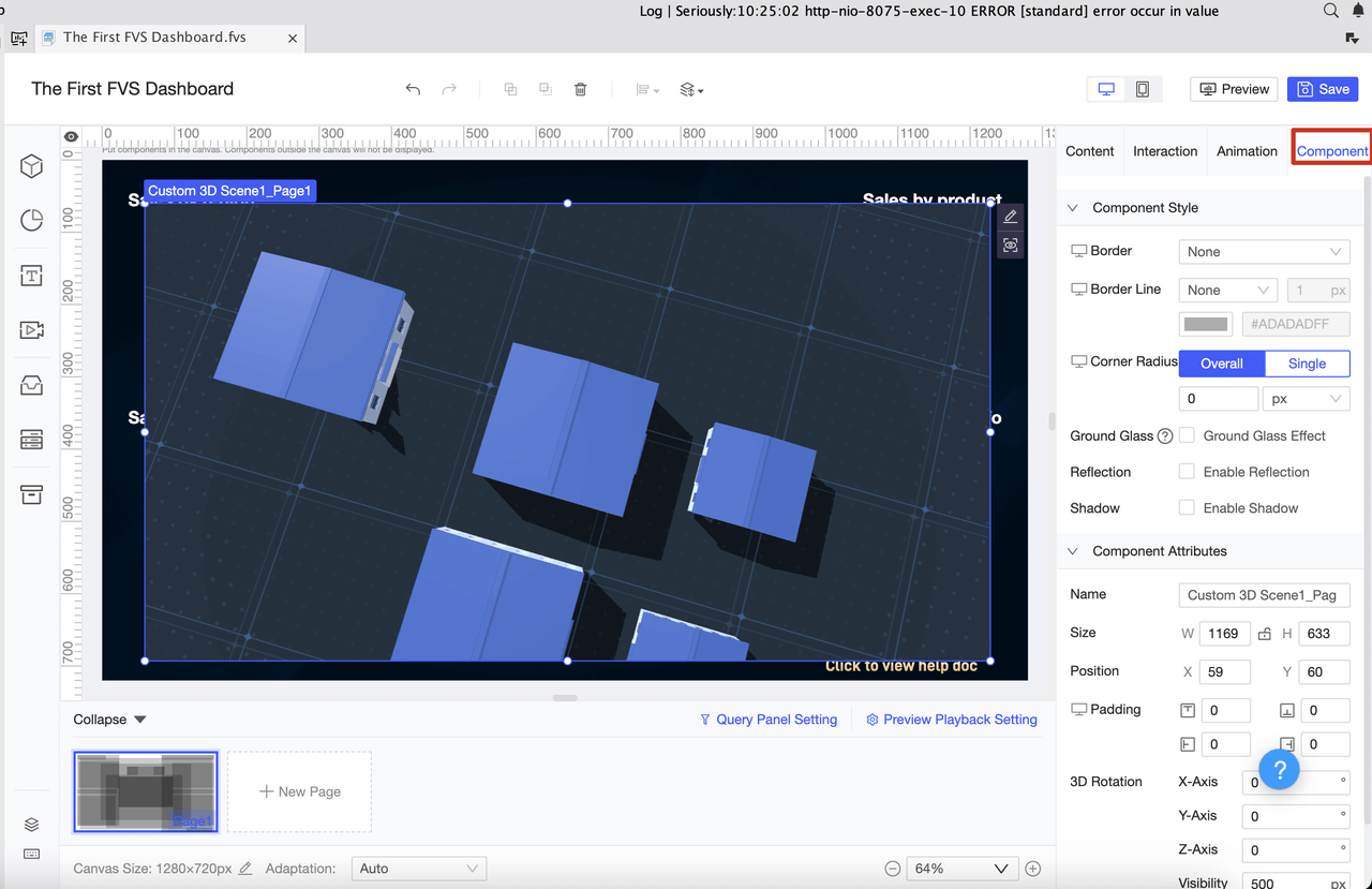 Dashboard design- simple layout