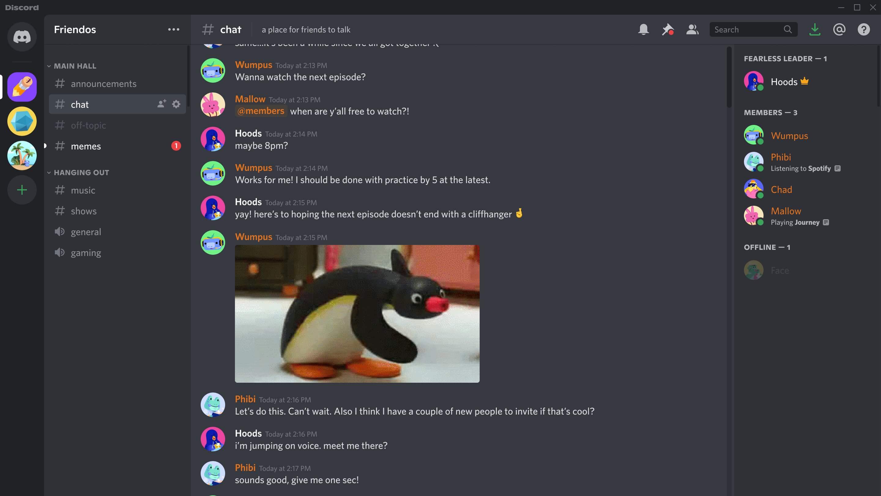 源於Discord