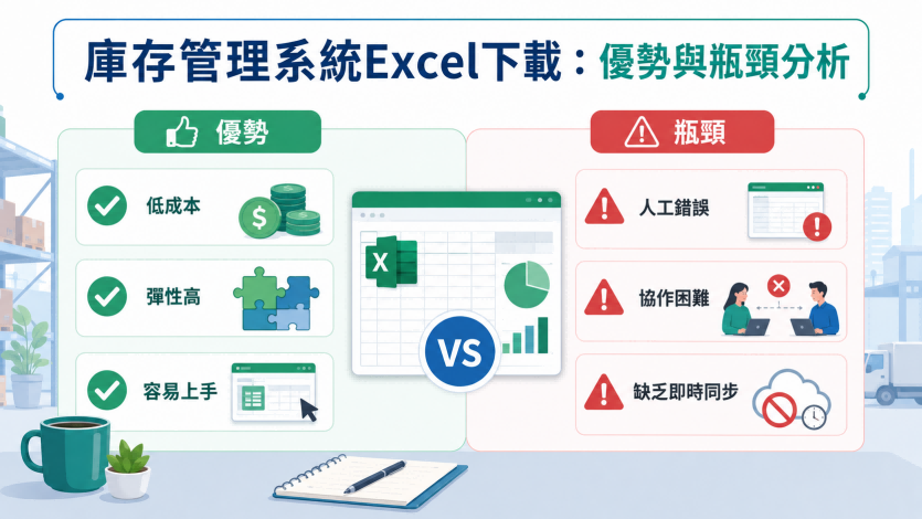 庫存管理系統Excel下載：優勢與瓶頸分析