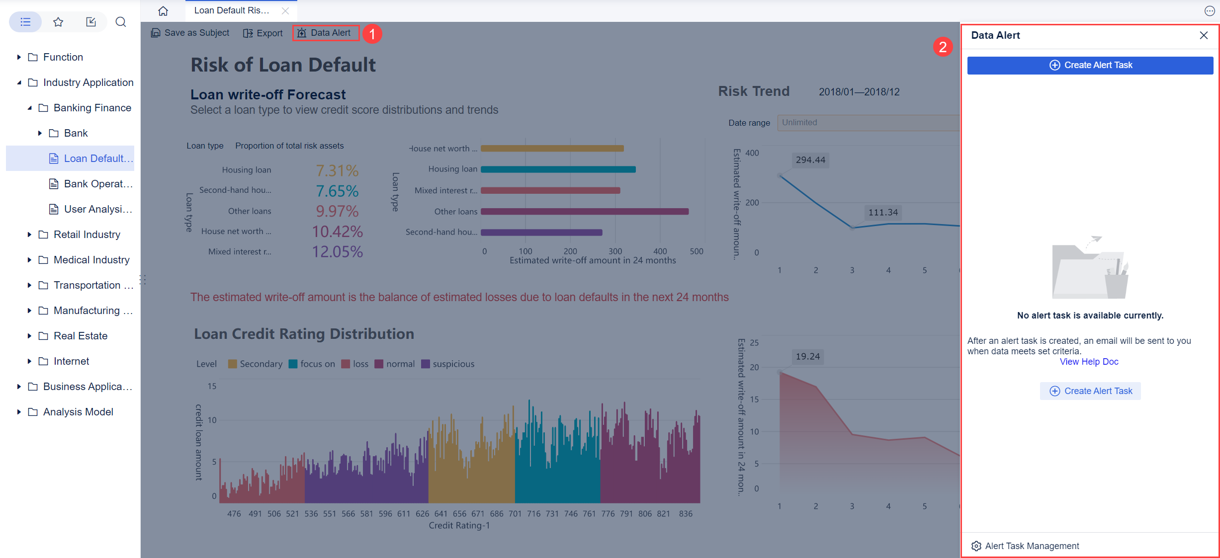 CRM analytics dashboard-data alert.png
