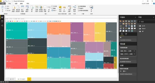 microsoft power bi圖表