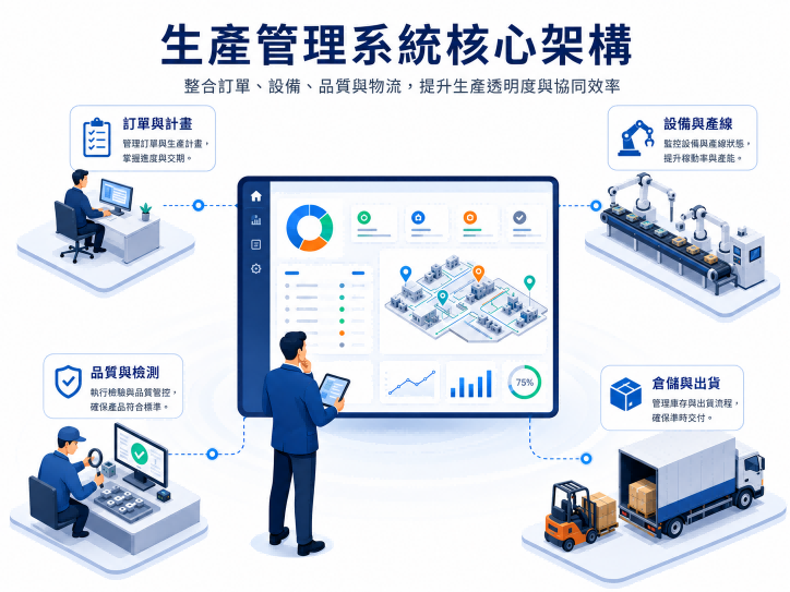 生產管理系統核心架構