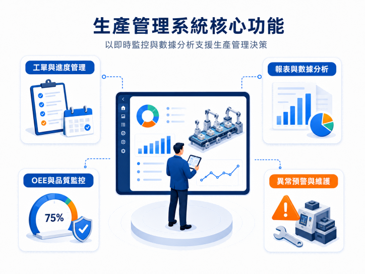 生產管理系統核心功能