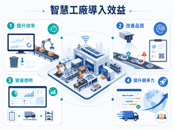 智慧工廠導入效益