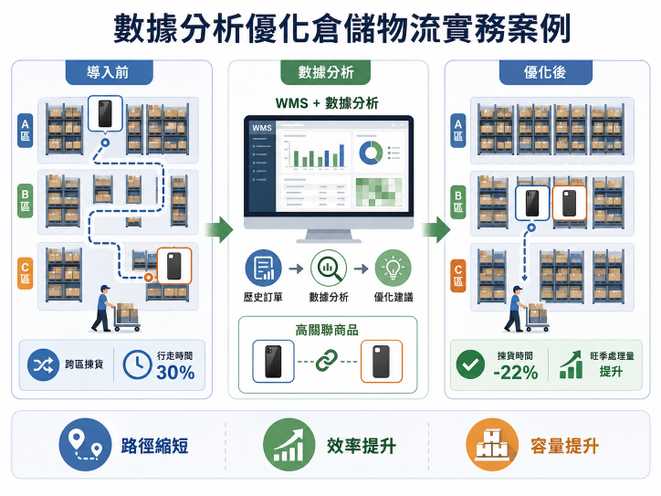數據分析優化倉儲物流實務案例