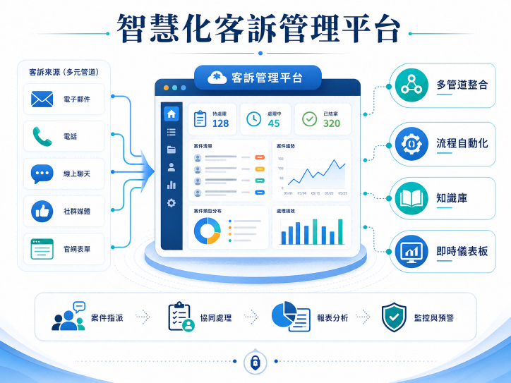 智慧化客訴管理平台