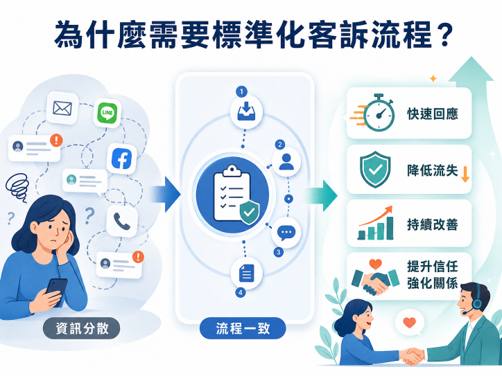 為什麼需要標準化客訴流程