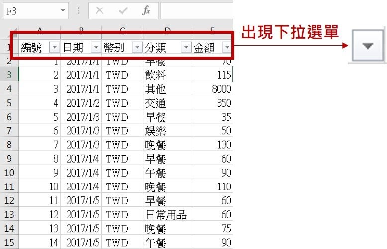 Excel下拉選單的局限性