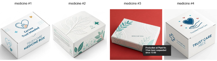 Маркер завода светится красным