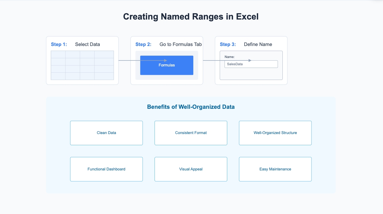 how to create a dashboard in excel