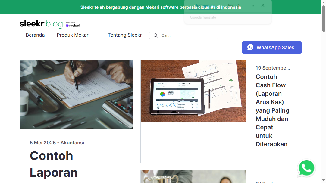 aplikasi laporan keuangan