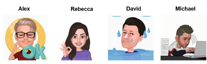 пример Анимированные портреты