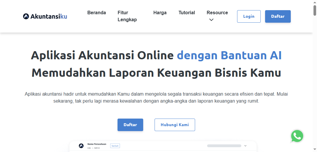 Aplikasi Laporan Keuangan