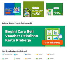 pelatihan dasbor prakerja