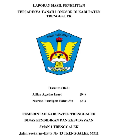 Contoh Laporan Penelitian Geografi